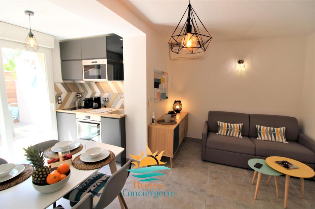 Appartamento Hyères-plage -T2 neuf rdj/clim- La Capte Esterno foto