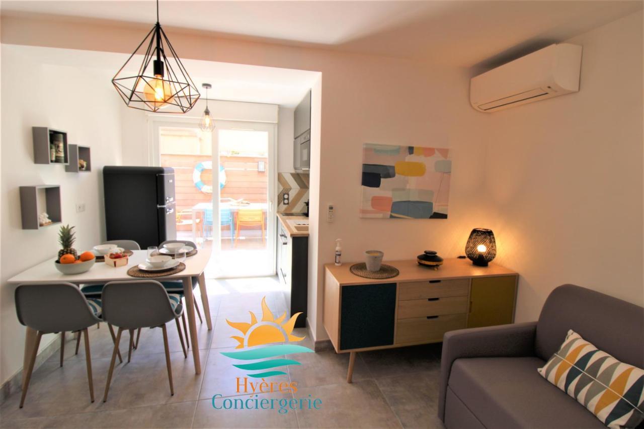Appartamento Hyères-plage -T2 neuf rdj/clim- La Capte Esterno foto