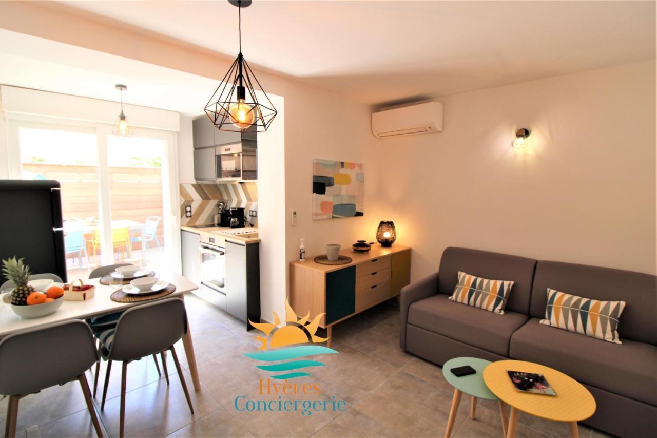 Appartamento Hyères-plage -T2 neuf rdj/clim- La Capte Esterno foto